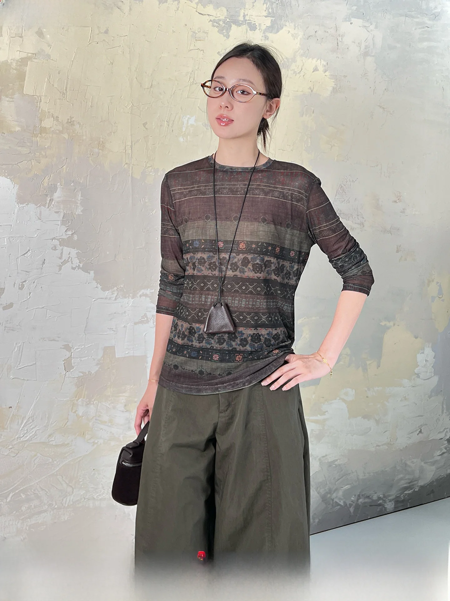 

Модное повседневное женское осеннее платье с круглым вырезом, в полоску, с ромбовидным узором, новинка от Mary Tim