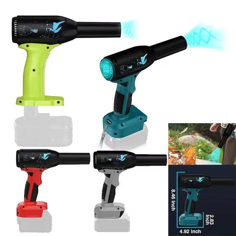 Handheld Jet Blower For Makita/Milwaukee/Ryobi 18V For Dewalt 18V 20V Li-ion Battery Powerful Turbo Fan 3 Adjustable Speeds