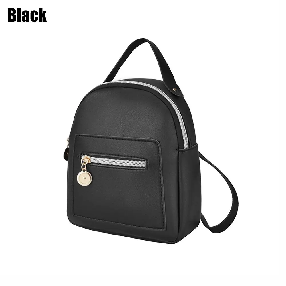 Women Travel Small Waterproof Mini Backpack PU Daypack Shoulder Bag