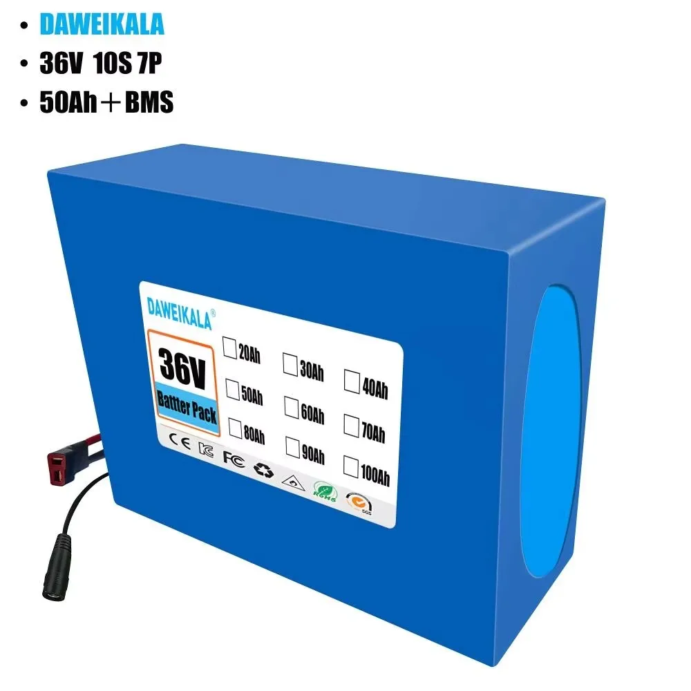 

10S7P 36 В 50000 мАч 36 В аккумулятор для электрического скутера литиевый электрический скутер 1000 Вт аккумулятор для электрического скутера 36 В 10s7p батарея