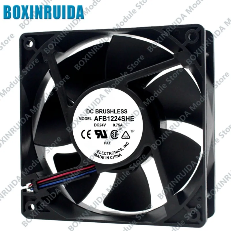 Brand new original AFB1224SHE DC24V 0.75A frequency converter violent silent cooling fan