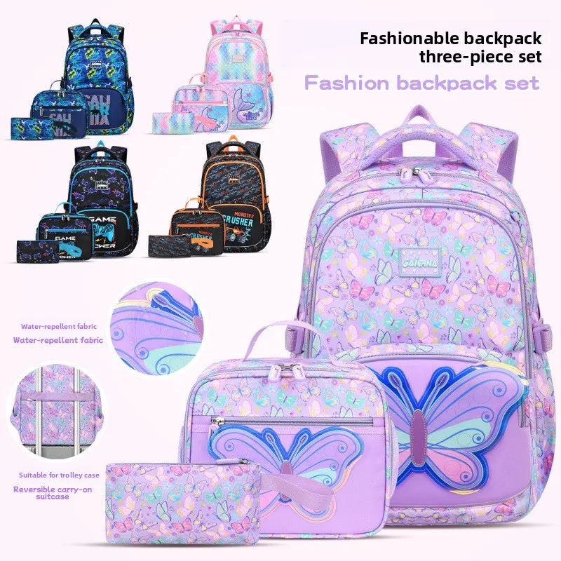 lot-de-3-sacs-a-dos-scolaires-pour-enfants-ensemble-de-sacs-d'ecole-pour-filles-sac-a-dos-primaire-avec-sac-a-lunch-cartable-et-sac-a-livres-pour-enfants