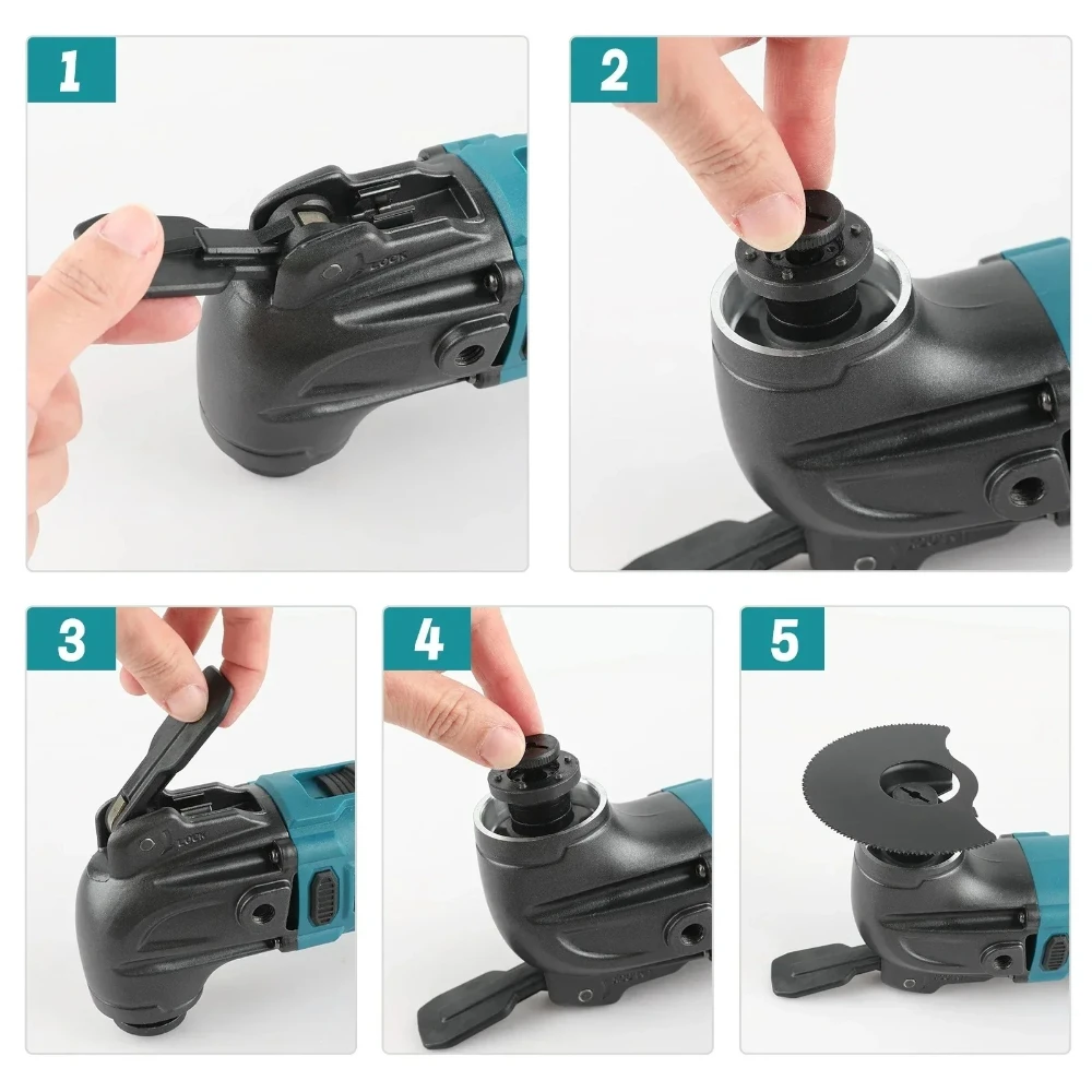 MAKITA Quick release Oscillating Tool Brushless Multi Functional Tool Renovator Electric trimmer Compatible For MAKITA Battery
