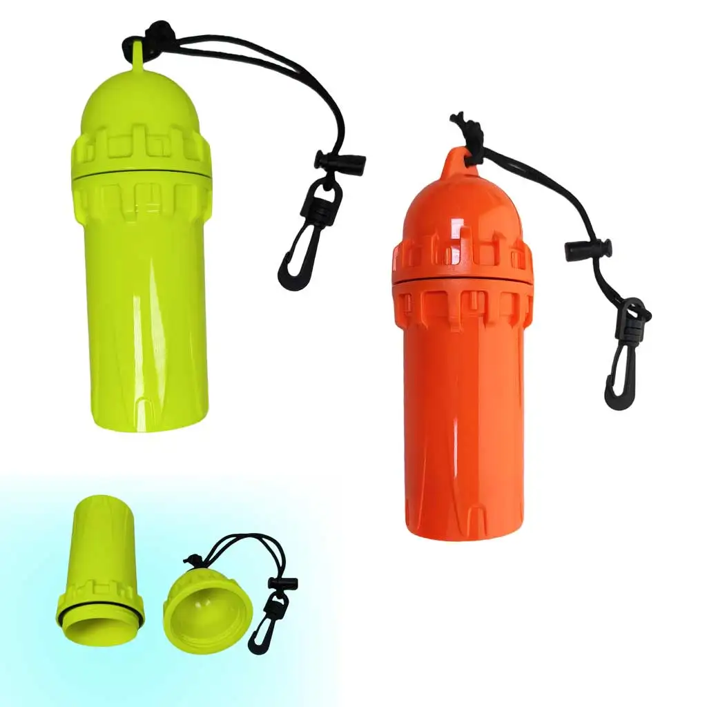 50m Protected Scuba Diving Dry Box Snorkelling Waterproof Container Case with Snap Hook