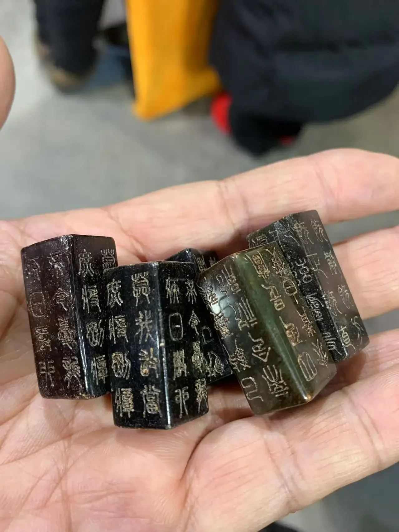 Old China HanDyansty he tian jade Jade Cong , cosmic mystical power, protecting peace and driving away evil spirits