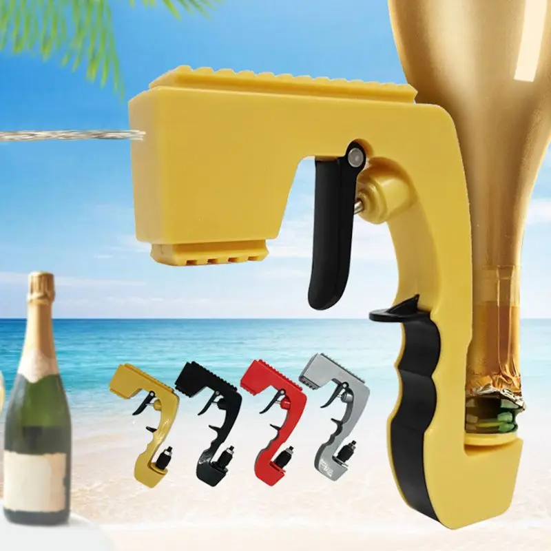 Champagne Gun Wine Sprayer Squirt Gun Bottle Beer Vacuum Stopper Shoot Drinking Ejector For Club Bar Wedding Birthday Party