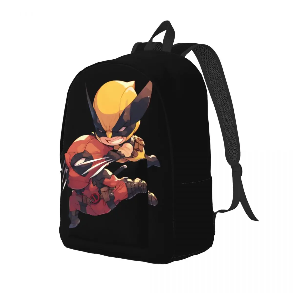 Kindergarten Bag Logan And Wade Multi Compartment Deadpool And Wolverine Teenager Gift Good Quality Handbag For School