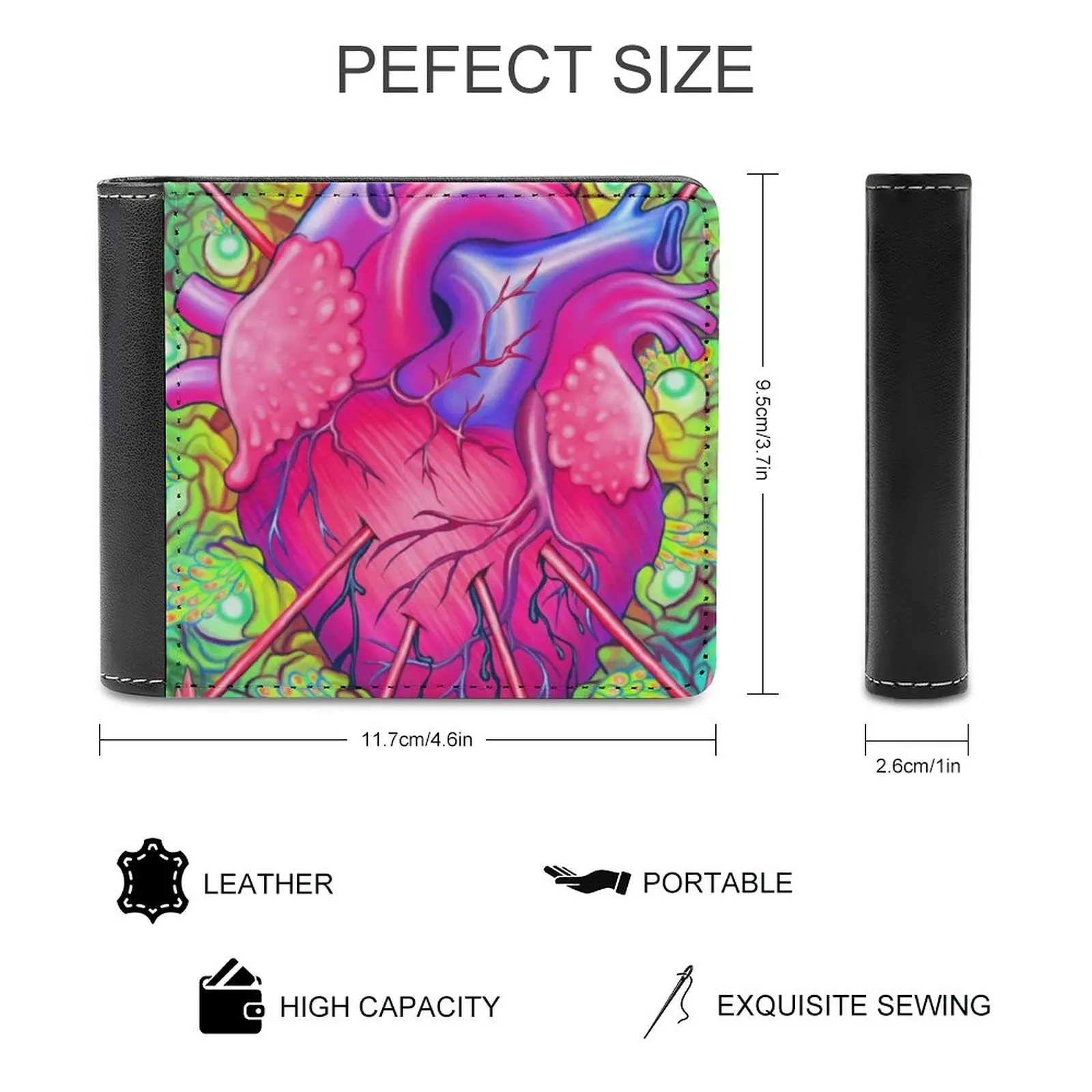 Black & White Collection-- Universe Creator Business Men Wallets Small Money Purses New Design Dollar Price Top Wallet Black