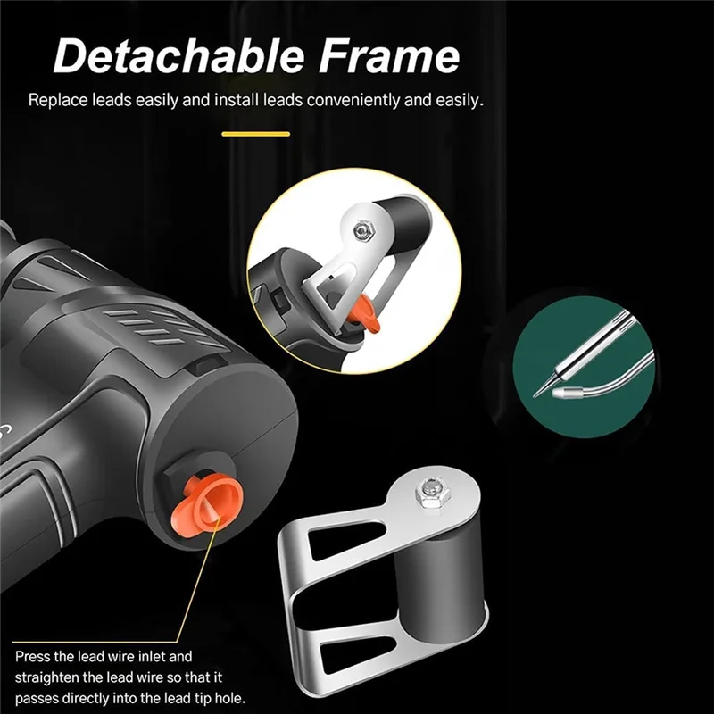 Internally Heated Industrial Laser-Welding Tools, 110V Handheld Welder, Automatic Industrial-Grade Welding Tool (US)-AS97