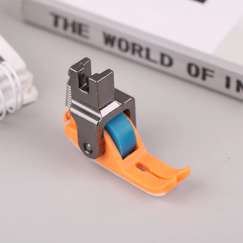 Universal Industrial Sewing Machine Leather Roller Wheel Presser Foot Of Flat Car Thick Fabric Clothing Replacement Presser Foot