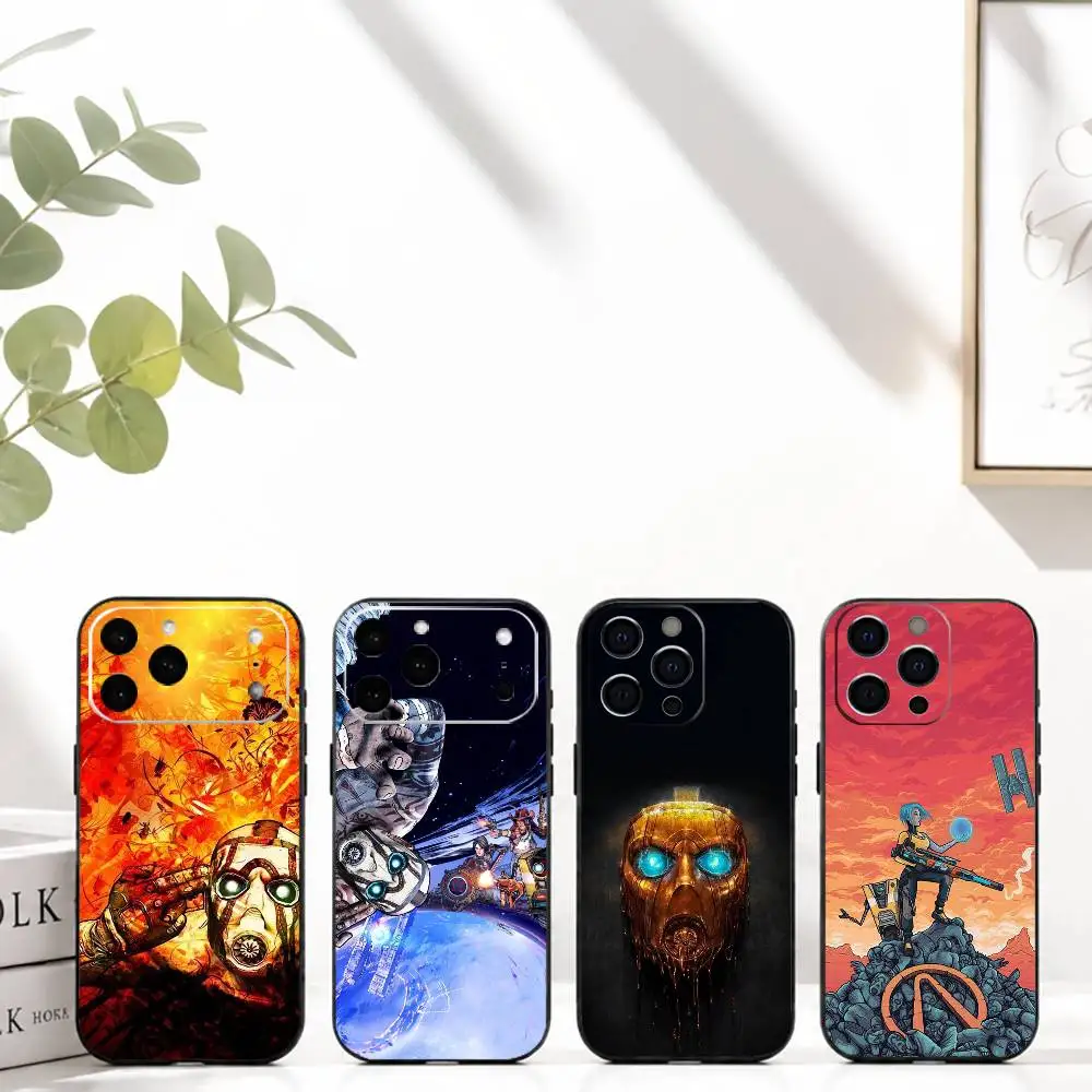 

C-Classic game B-Borderlands 2 Phone Case For iPhone 17, 16,15,14,13,12,11 Plus,Pro Max, Others Soft Black Cover