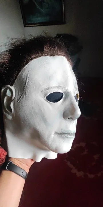 Michael Myers Mask 1978 Halloween Movie Latex Mask Realistic Horror Mask Scary Cosplay Mask Costume Party Mask