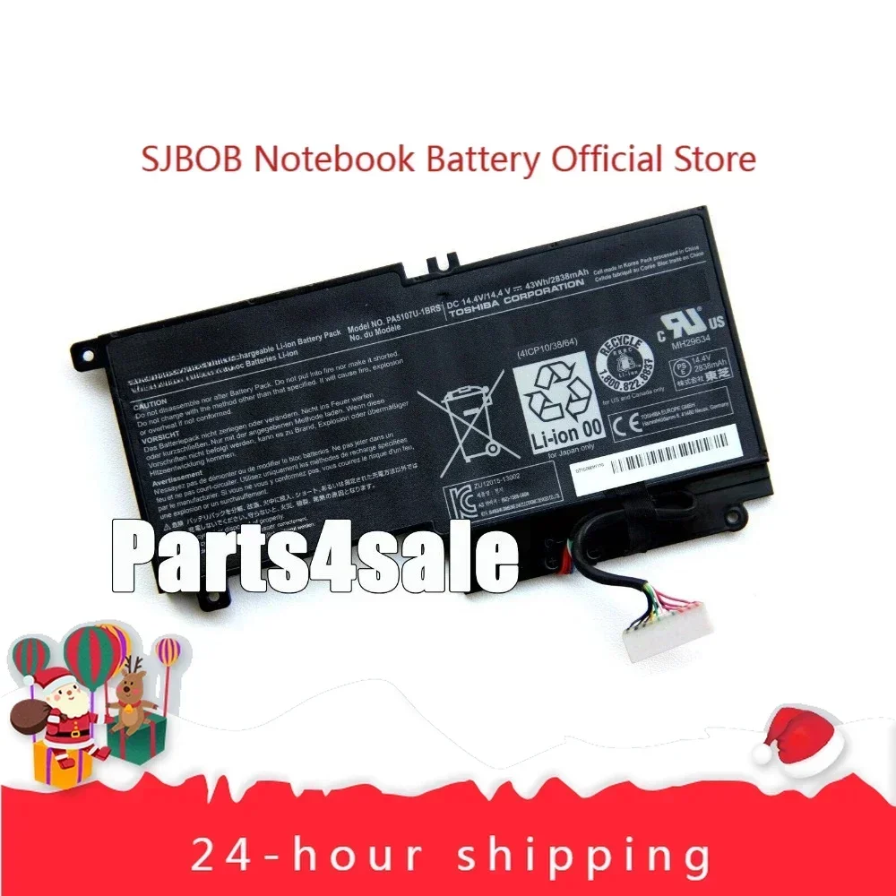 

2025 PA5107U-1BRS Battery for Toshiba Satellite P50 P55 L50 L55 S55t P55 L45D Laptop battery