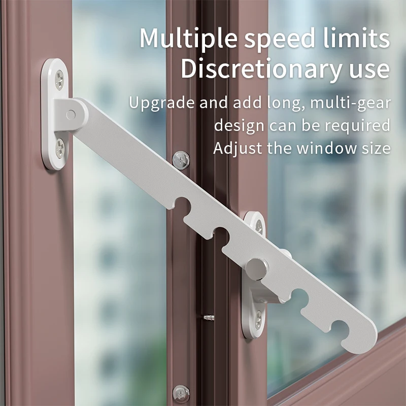 Upgrade Child Safety lock Stopper Falling Prevention Lock Limiter  Child Protection Window Restrictor Adjustable Window lock