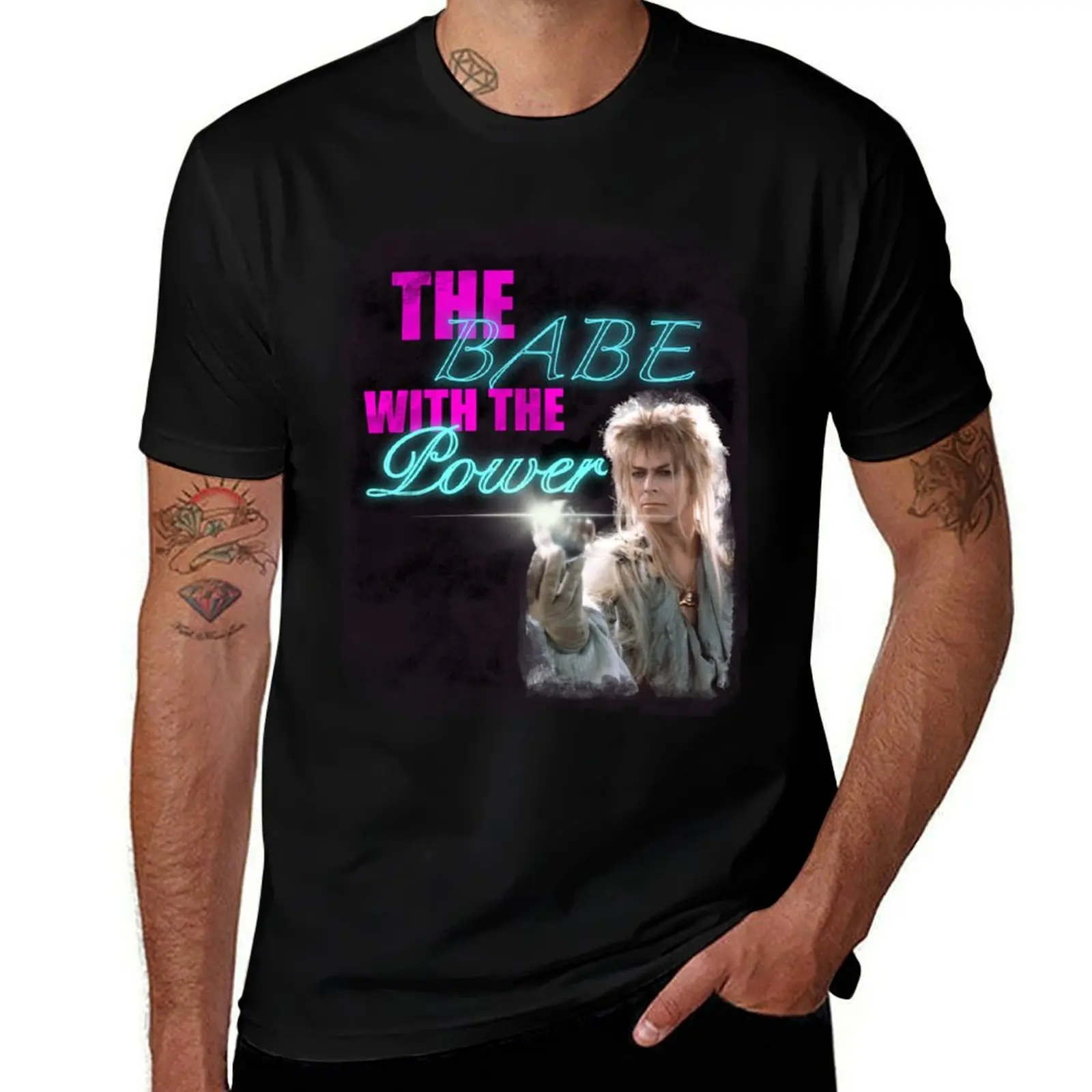 The Babe with the Power T-Shirt Casual Pattern Print Tee Shirt T-Shirt