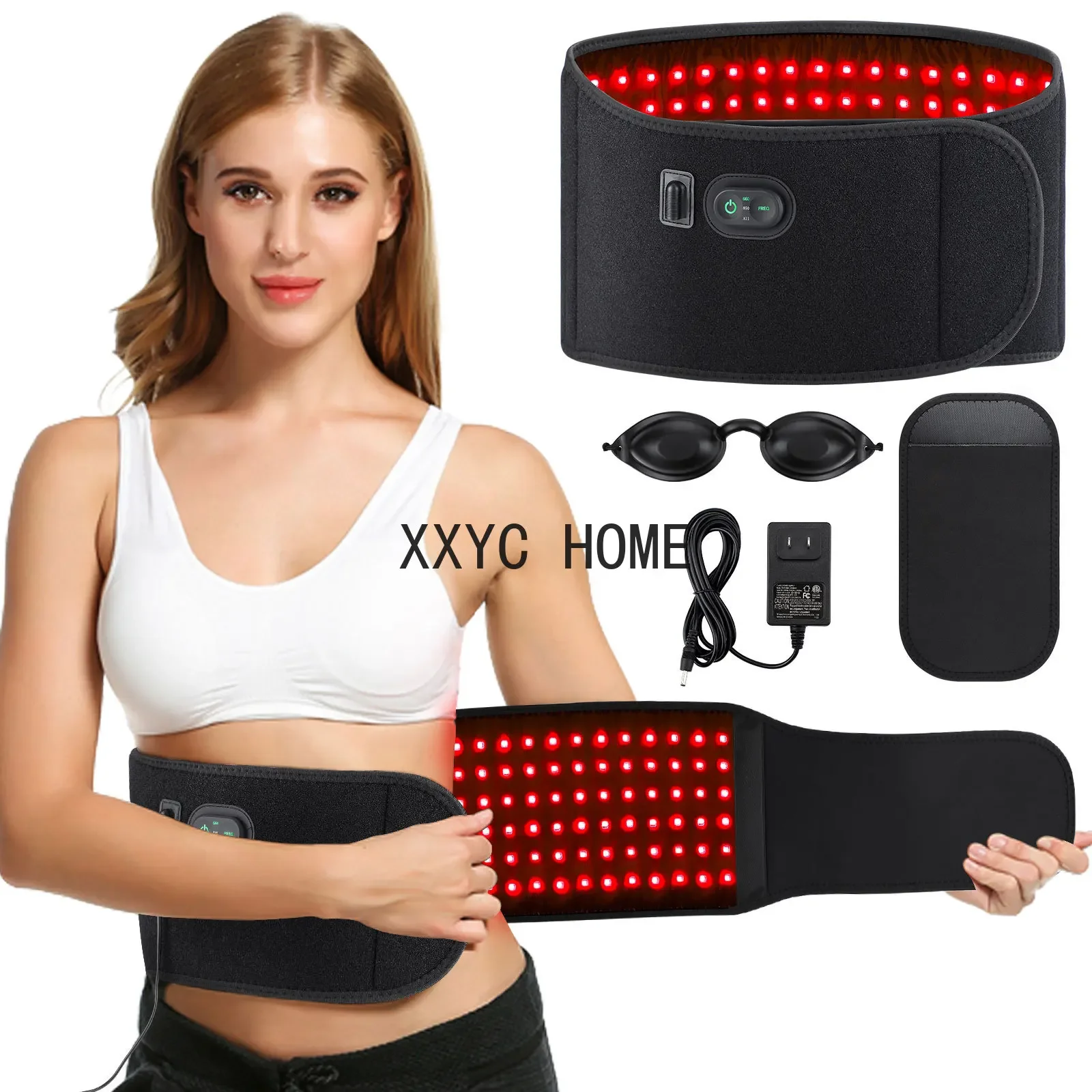 

True Red Light Physical Therapy Belt Led Red Light Waist Supporter