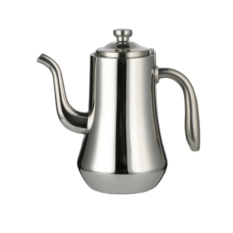 1L/2L/2.5L Nordic Style Stainless Steel Teapot Large-Capacity Boiling Water Kettle Scented Tea Make Tea Pot With Filter Tea Set