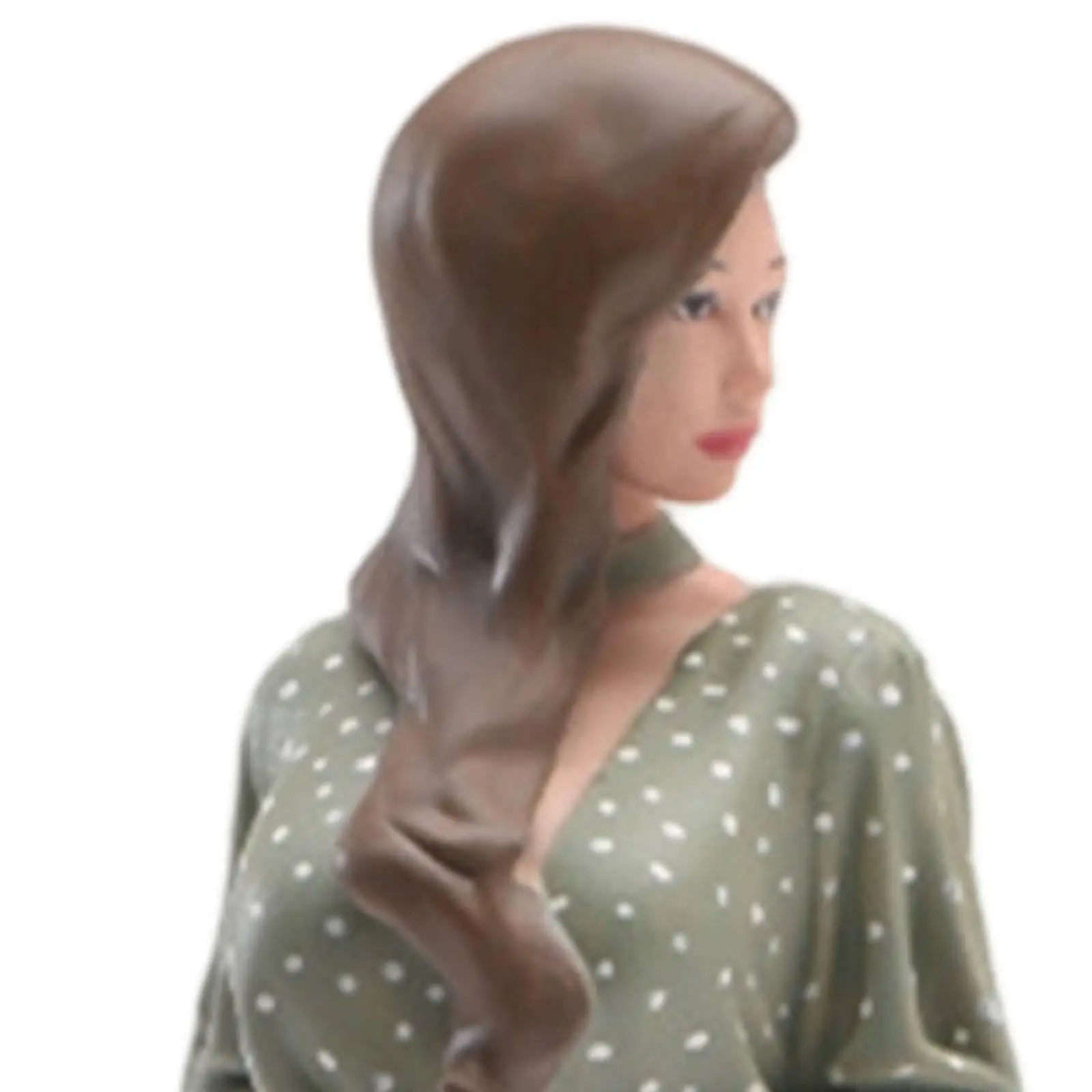 

1/18 Scale Woman Miniature Figure Miniature People Figurine Painted Collectibles Ornament Small Tiny Layout Prop Mini Model