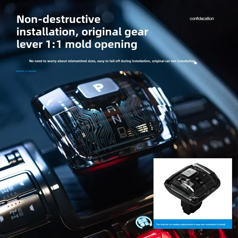 

Хрустальная ручка переключения передач, светодиодная светящаяся ручка, головка рычага для BYD Leopard 5 2023 2024, аксессуары для модификации салона автомобиля