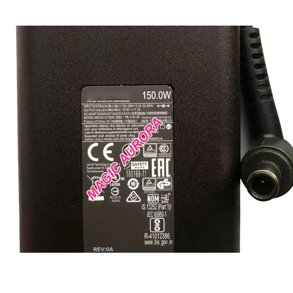 حقيقي PA-1151-08 محول الطاقة 19.5 فولت 7.7A 150 واط امدادات الطاقة ل MSI MS-16P6 GP63 ليوبارد 8RD-048CA لشاحن الكمبيوتر المحمول HASEE