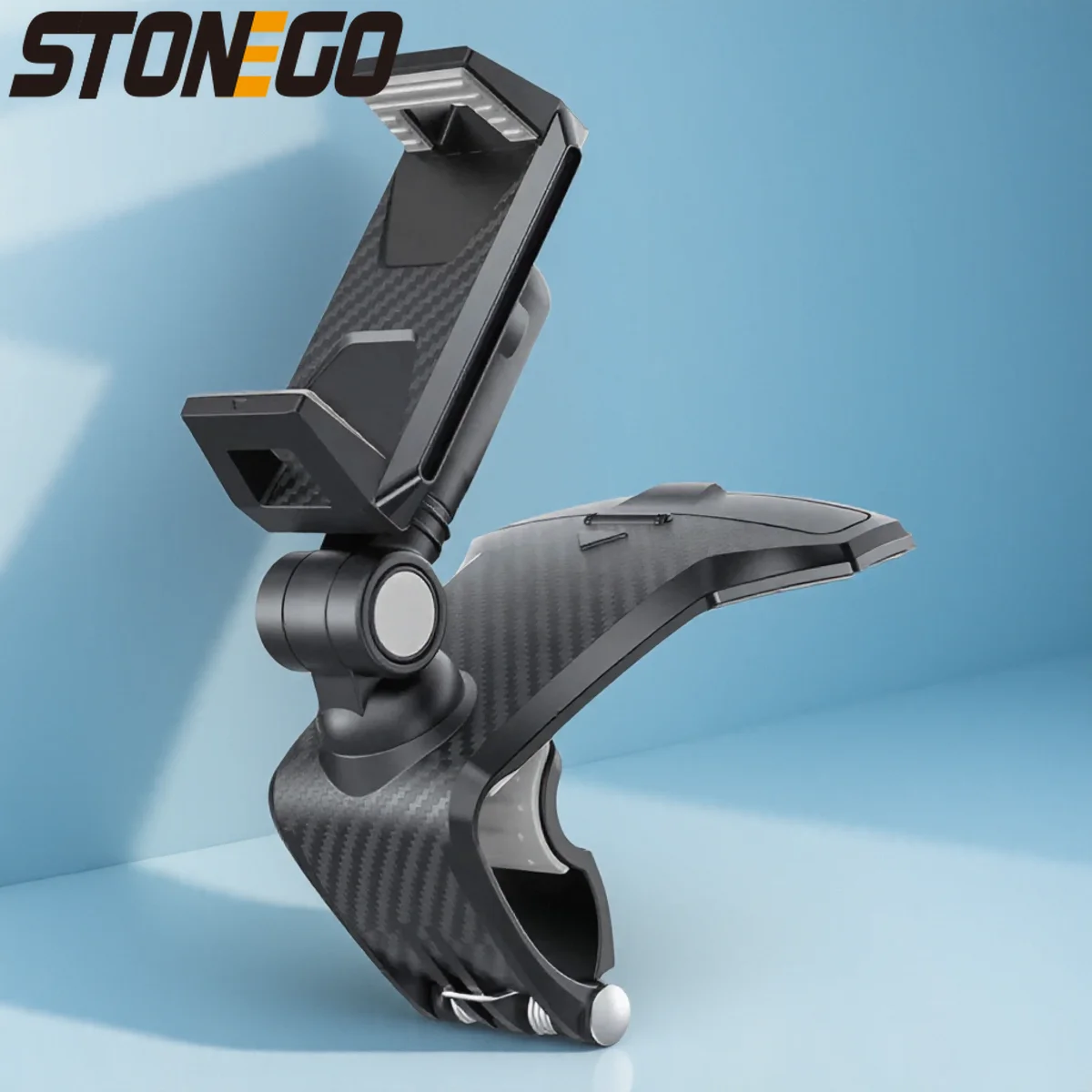 حامل هاتف السيارة العالمي للوحة القيادة، حامل عرض GPS سهل التركيب، حامل دعم أمامي للسيارة