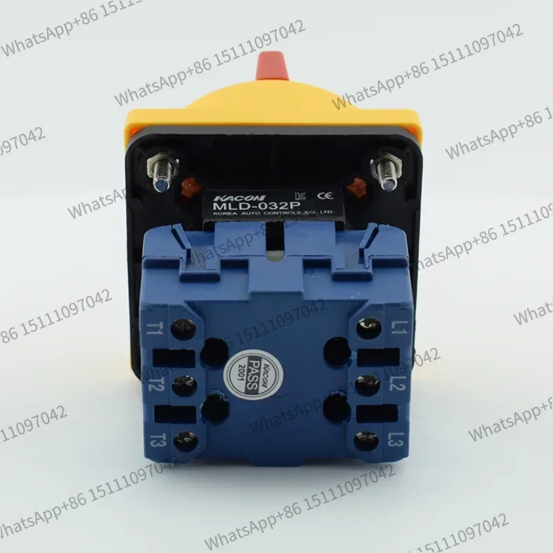 Imported main control switch MLD-032PE isolation switch 3P32A multi padlock handle genuine product
