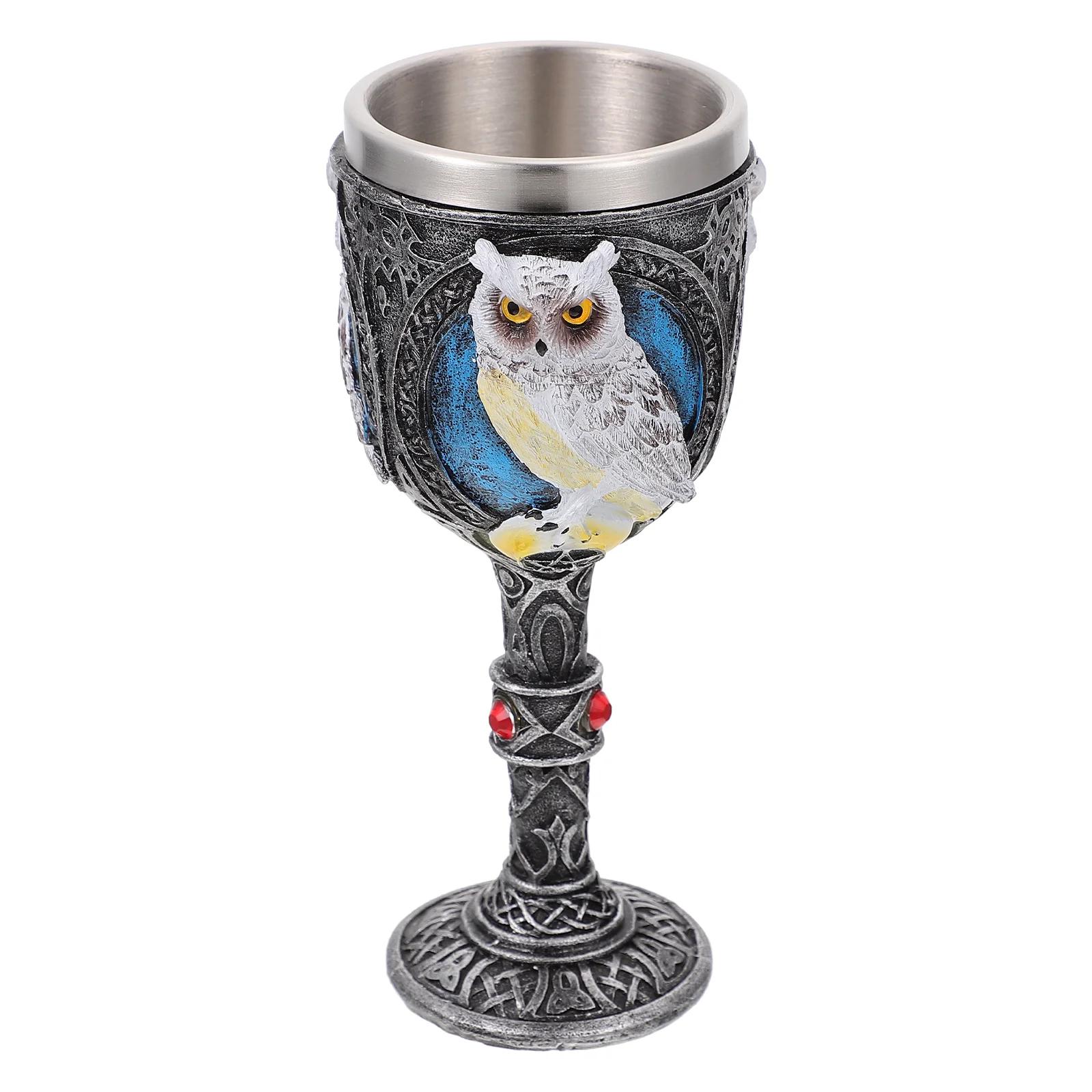 

Goblet Home Decor Household Halloween Bar Owl Modeling Cup Resin Practical