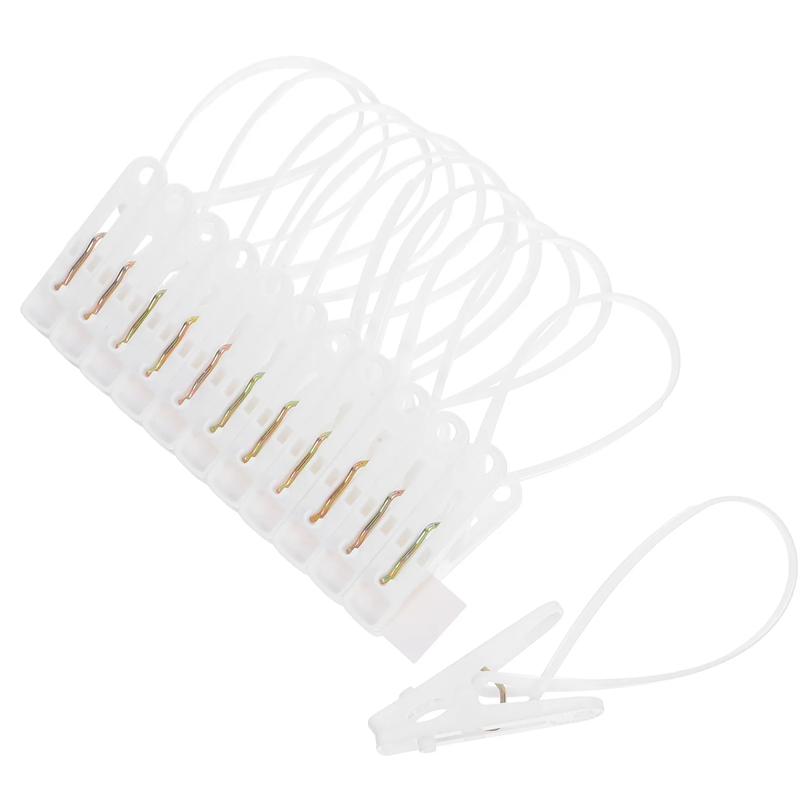 

60Pcs Windproof Clothes Clips Plastic Rope Buckle Multipurpose Laundry Clip for Clothes Socks Towels Travel Portable Drying Grip