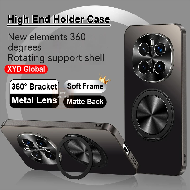 

For Honor Magic7 Pro Magic 7 Case Magnetic Holder Ring Cover For Honor Magic 7 Pro Phone Case Shell 360 Bracket Stand Bumper