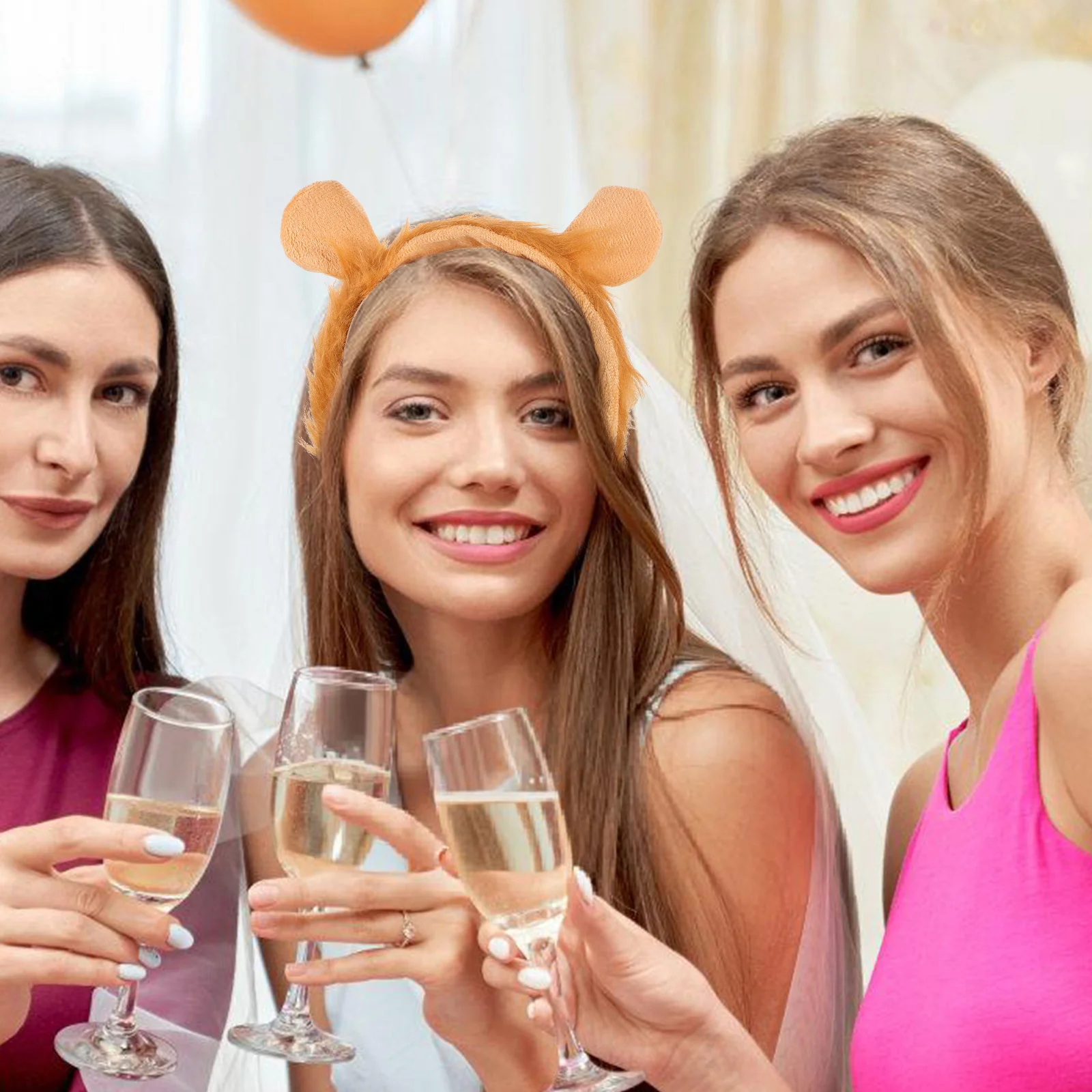 Lion Ear Accessories Ears Headband Cosplay Headpiece Headgear Plastic Halloween Costume Miss