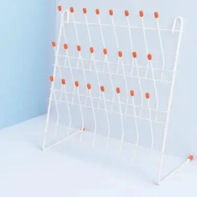 

Test Tube Drying Stand Drip Rack Beaker Metal Science Lab Baby Laboratory Holder