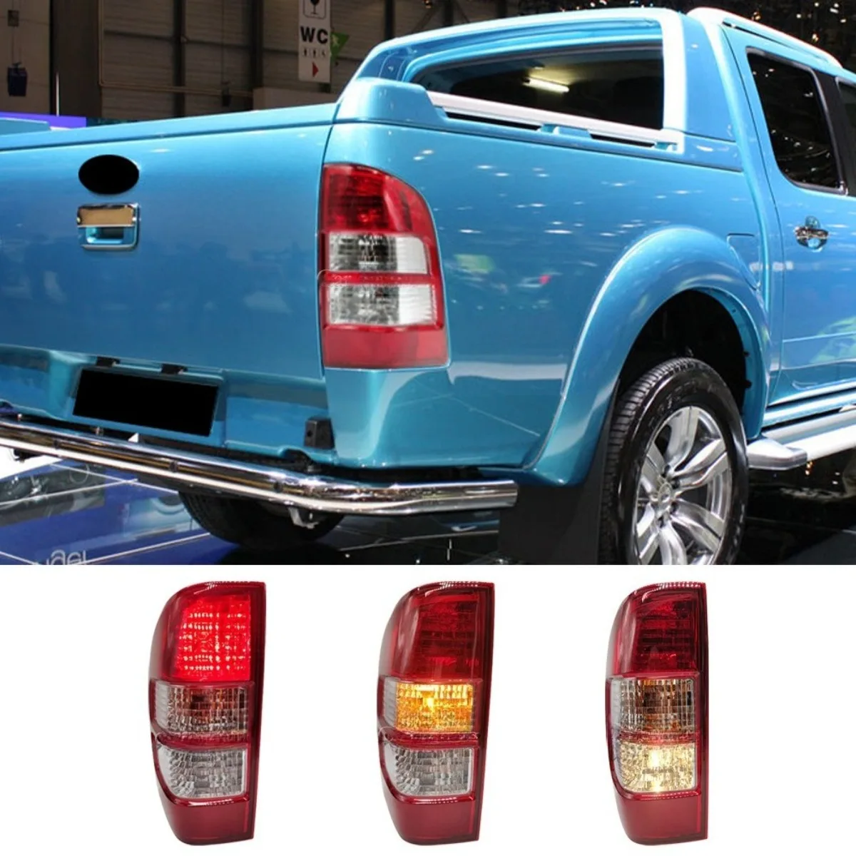 Luz de Freio Traseira para Para-choque e Aerofólio de Carro para Ford Ranger 2006-2011 - Acessórios Automotivos para Kit de Carroceria