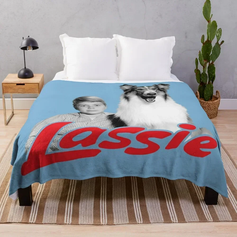 

Lassie Throw Blanket Stuffeds Travel Comforter Thermals For Travel Blankets