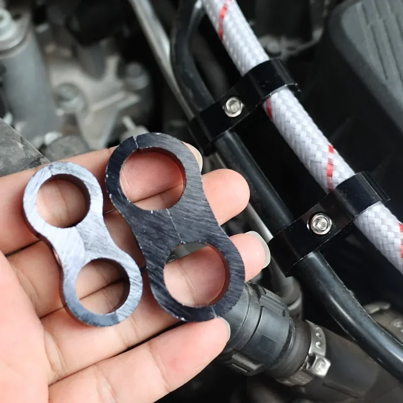 Aluminum Auto Oil Line Clamp AN6 AN8 AN10 Billet Oil Fuel Water Line Separator Divider Clamp Aluminum Line Separator Kit