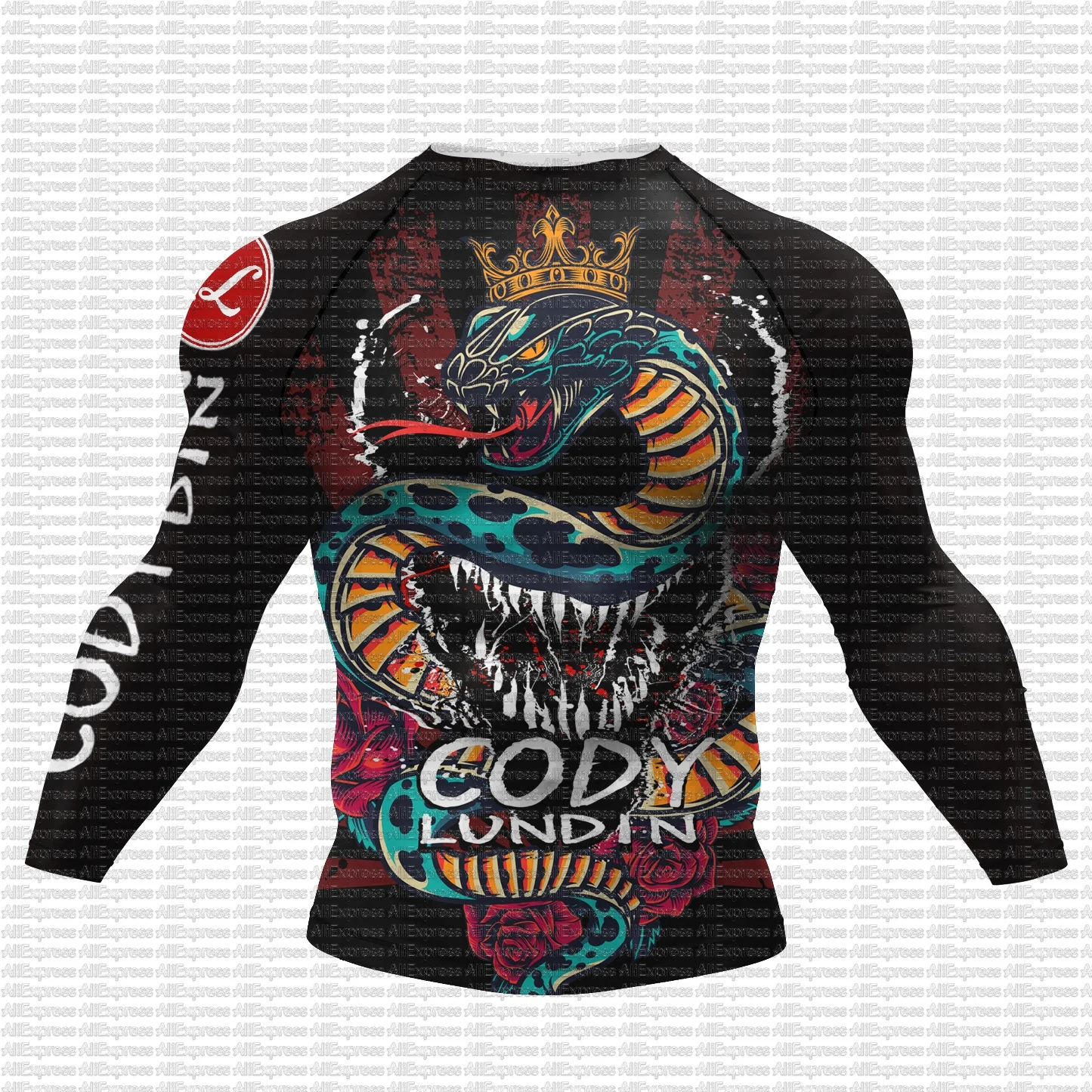 Cody Lundin Men's Compression Rashguard T-Shirt for Surfing Swimming Jiu Jitsu BJJ Gym Fitness Quick Drying Sunscreen Shirts