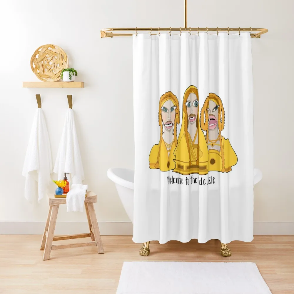 Amanda, Susan & Bridgette Shower Curtain Bathroom Deco Luxury Bathroom Curtain