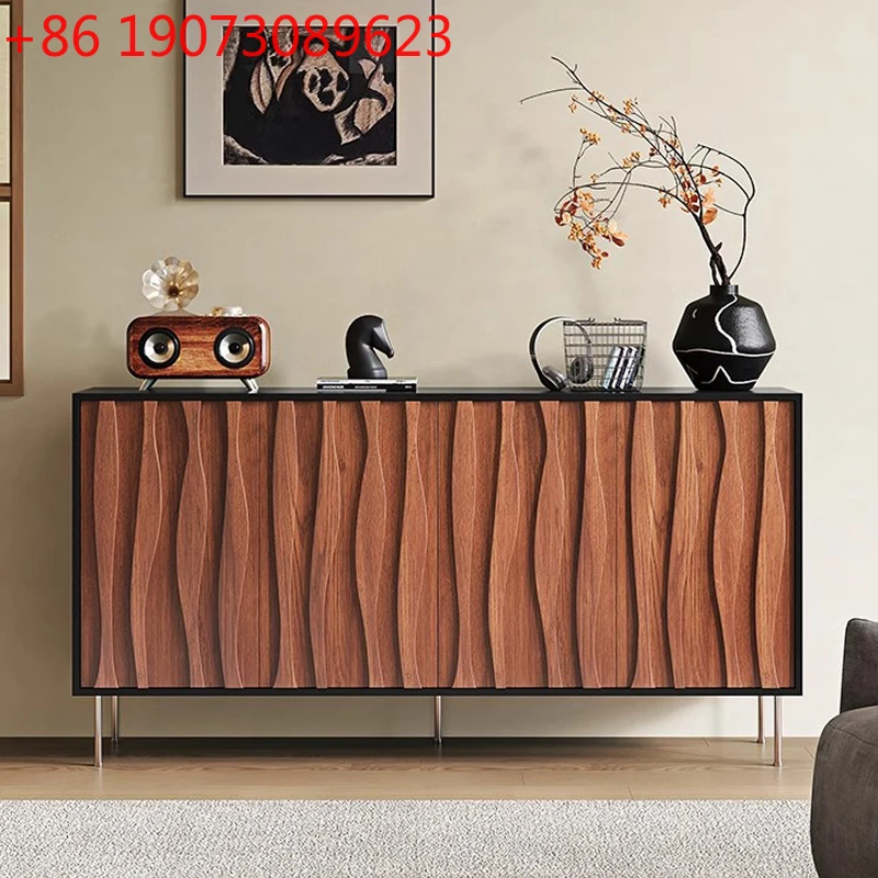 ตู้เก็บของสไตล์ยุคกลางติดผนัง พร้อมลิ้นชักแบบริบบิ้นไม้วอลนัทในตัว