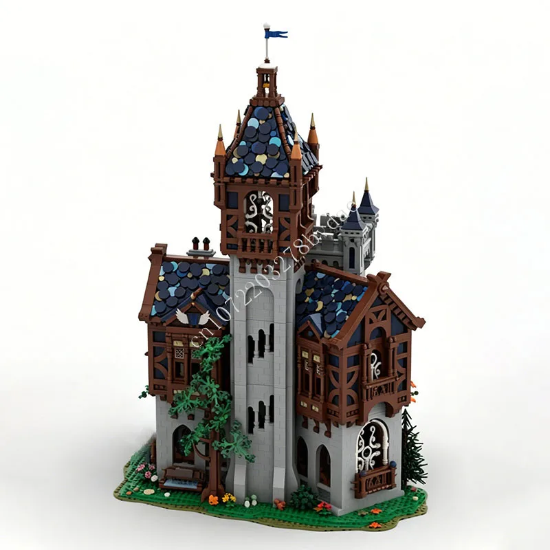 12485 PCS Medieval Castle Modular Architecture Building Blocks Collectible Assembly Model Toy For Adult Home Table Decor Display