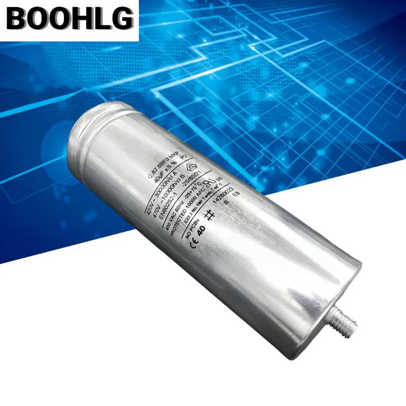 

1PCS C.87.8BF3 MKP 40uF 420V-470VAC Motor Start Capacitor