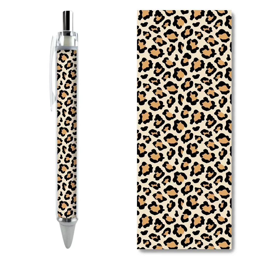 

2/4PCS Plum Blossom Leopard Pattern Camo Graffiti Gel Pens Customizable Abstract Art Stationery HD Patterns Kid School Kids Gift