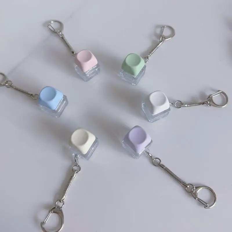 1/2 Key LED Keyboard Button  Clicker Mechanical Keyboard  Keychain For Gifts To Pass The Boring Time Stress Relief