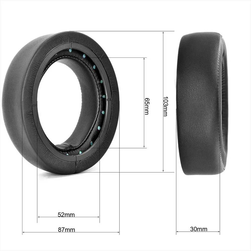 교체용 이어패드 헤드밴드 쿠션, 커세어 HS50, HS60, HS70 프로 헤드폰 헤드셋용, 컵 커버 수리 부품