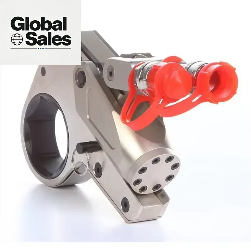 HYTORC Same 4XLCT 700Bar Hexagon Hollow Cassette Ratchet Adjustable Hydraulic Torque Wrench 585-5858NM for Nuts 36-65MM
