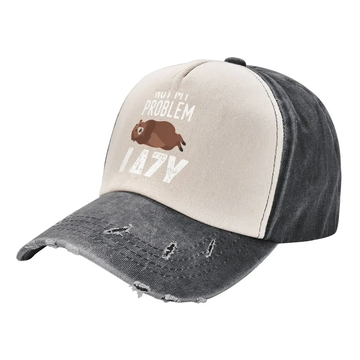 Not my problem lazy bear Cap Baseball Cap party Hat cute Mountaineering New In The Hat Elegant Women's Hats Men's