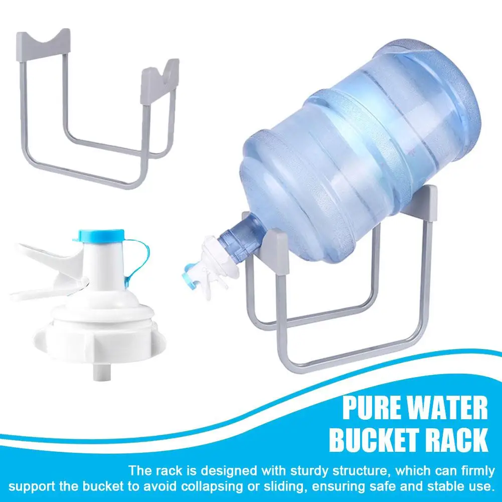 Drinking Water Dismantling Bracket Bottled Water Manual Press Water Folding Type And Mineral Water Pure Bucket Rack Dispens T3O6