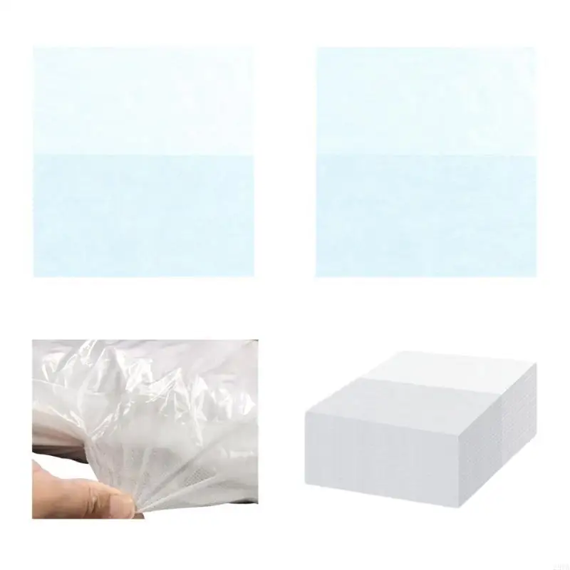 28TA 100 Pcs Makeup Protector Hood Breathable Cosmetic Mask Makeup Face Cover Beauty Makeup and Clothing Protector