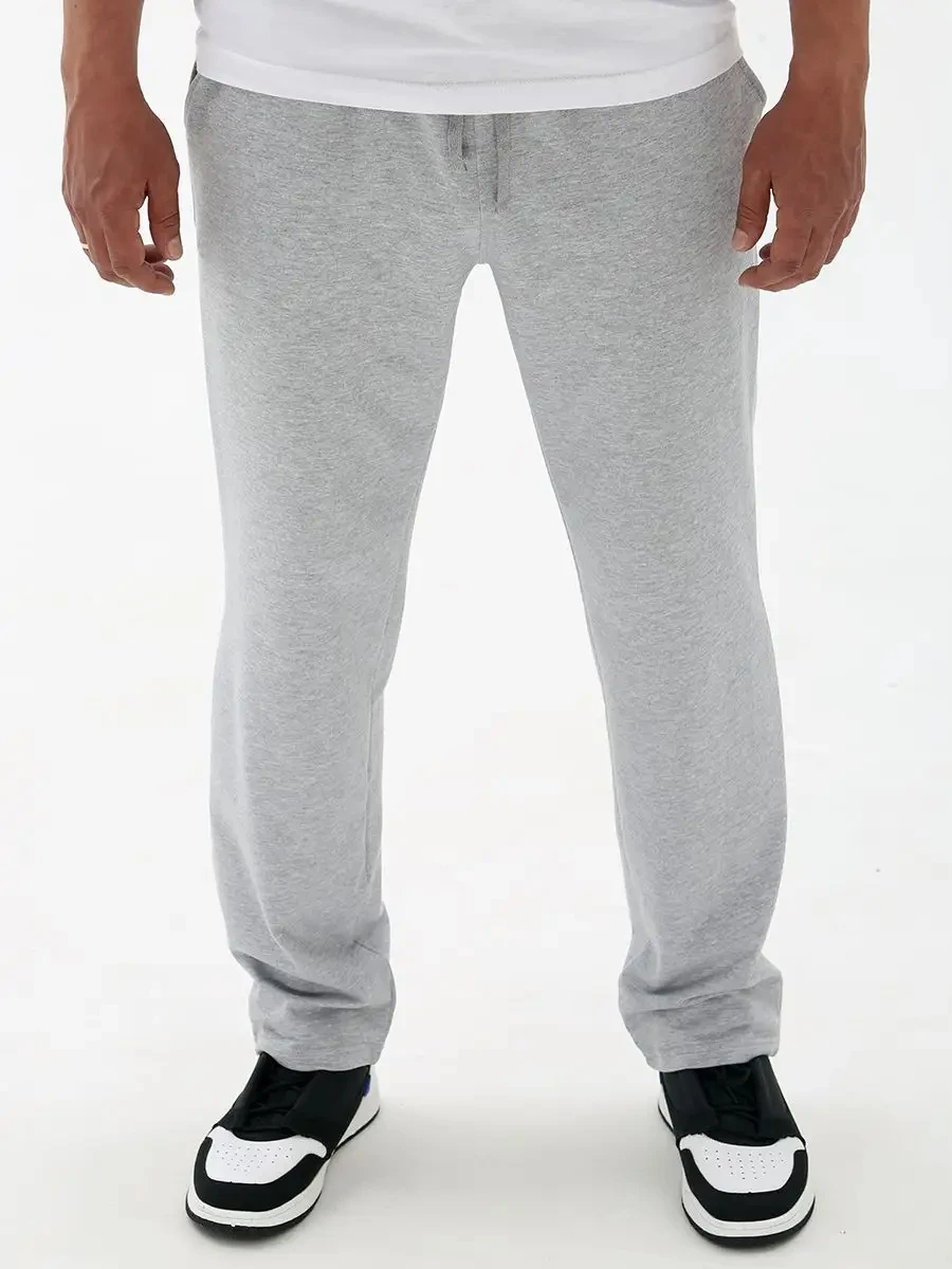 

Men's Classic Straight Lightweight Sweatpants Joggers Suitable Black Straight-leg Sports Trousers with Drawstrings