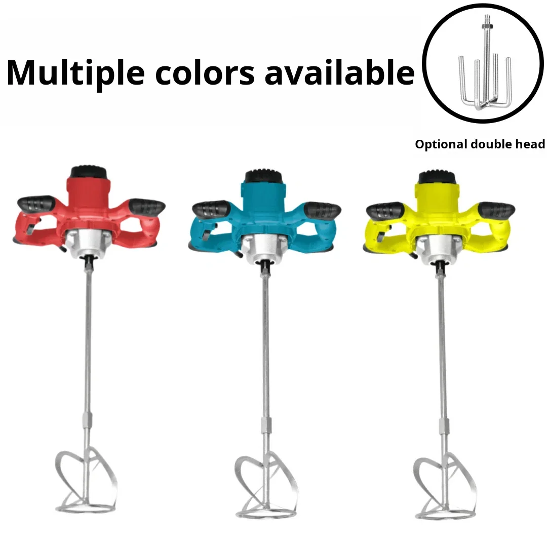 Industrial Mixer Magic Tool 6-Speed 110V/220V High Power Mixing Powder Putty Paint Dusting Machine Hand Drill Aircraft