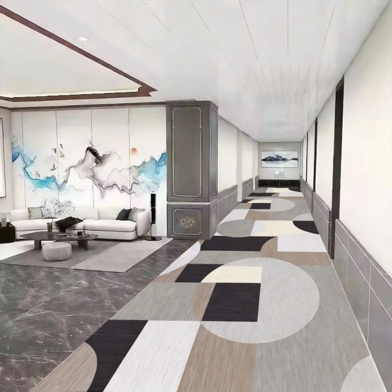 

Grey Easy Clean Runner Carpets Light Luxury Floor Mat Room Doorway Hall Decor Long Corridor Carpet Home Living Room Hallway Rugs