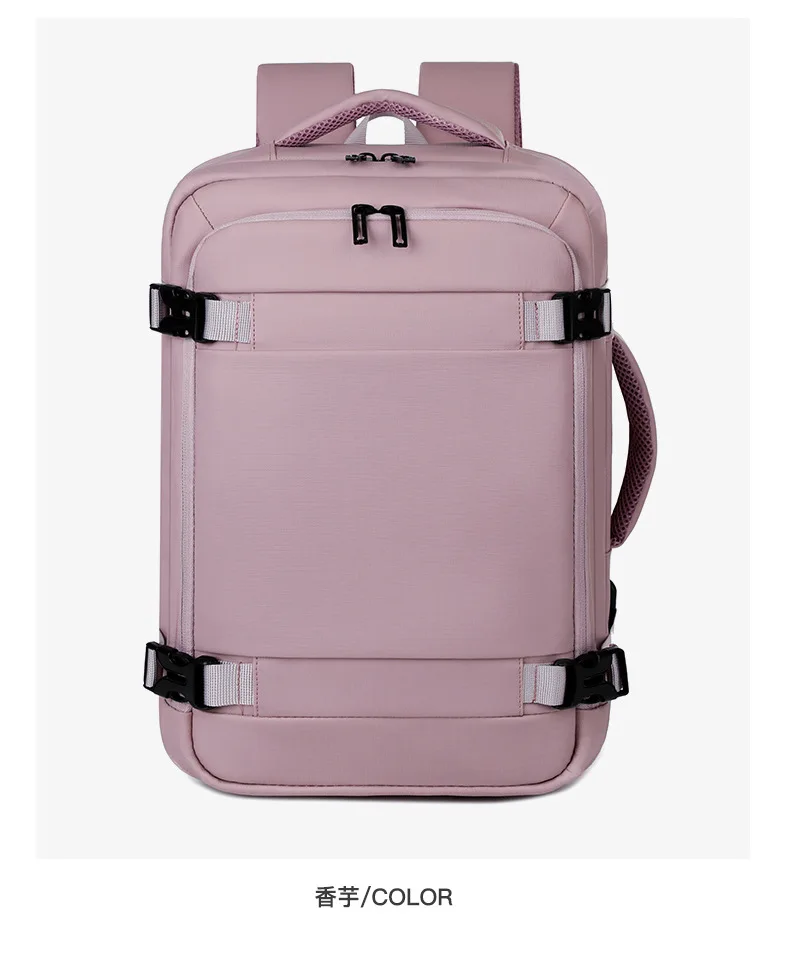 40L USB Travel Backpack Flight Approved Carry on Bags for Airplanes Water Resistant 17inch Backpack Men laptop 백팩 가방